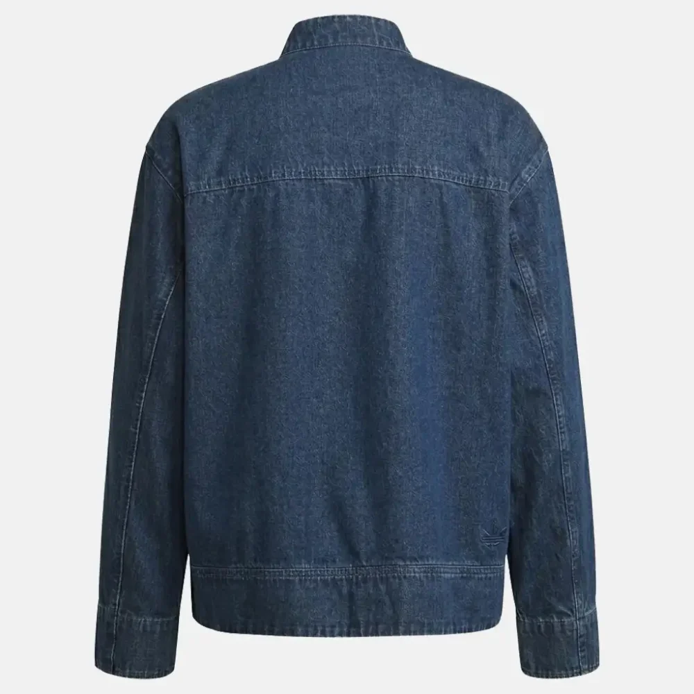 Adidas CNY Blue Denim Jacket Back