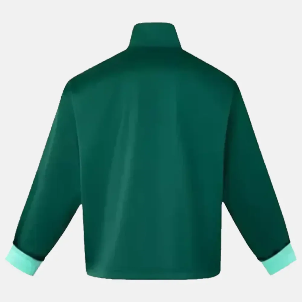 Adidas CNY Green Polyester Jacket Back