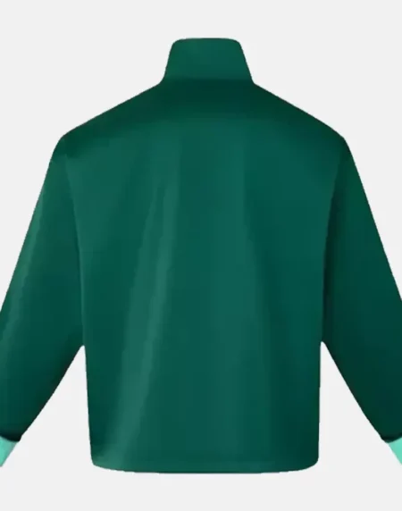 Adidas CNY Green Polyester Jacket Back