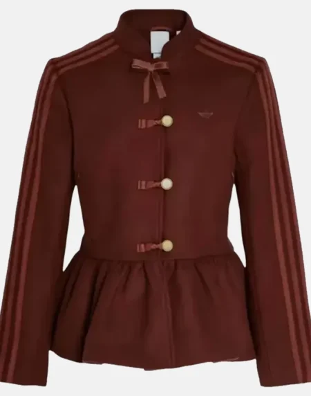 Adidas Chinese New Year Brown Peplum Jacket