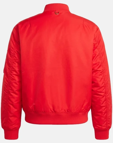 Adidas Chinese New Year Red Padded Bomber Jacket Back