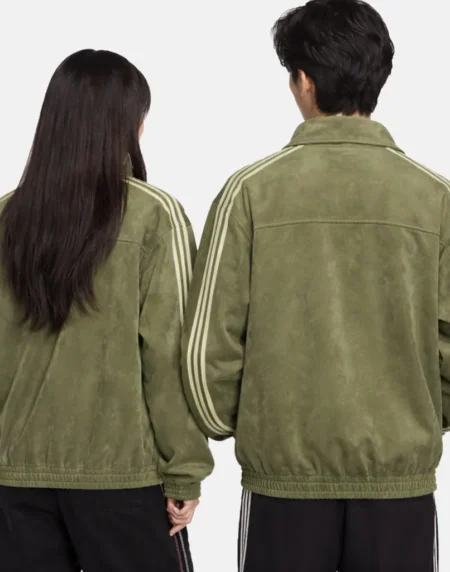 Adidas Chinese New Year Suede Green Jacket Back