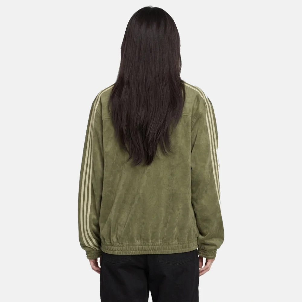 Adidas New Year Jacket Suede Green Back