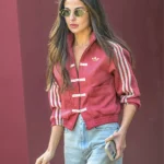 Carmen Montero Mundt Adidas Chinese New Year Suede Jacket