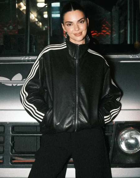 Kendal Jenner Adidas Black Bomber Jacket