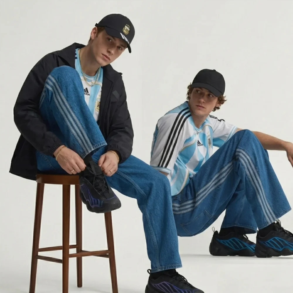 Mens Firebird Adicolor Denim Pant