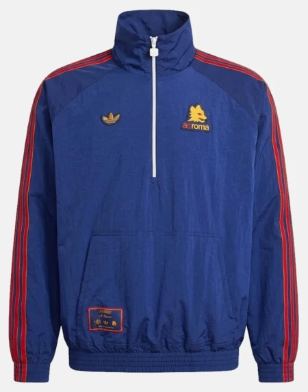 adidas Originals AS Roma Icons Blue Jacket