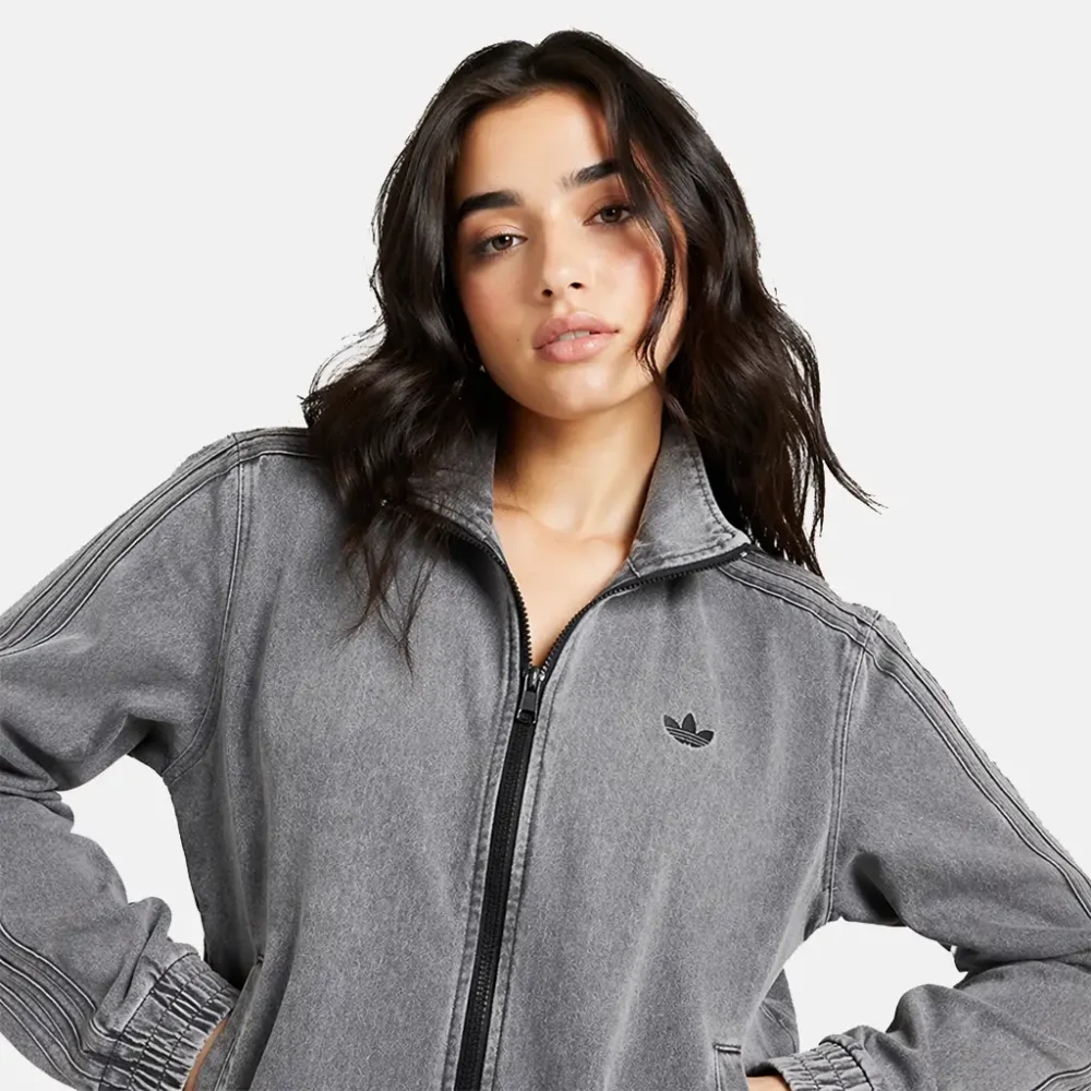 adidas Originals Girls' Denim Track Top Junior