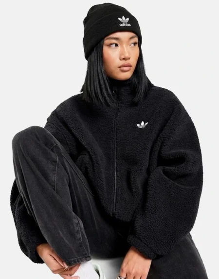 adidas Originals Teddy Full Zip Black Jacket