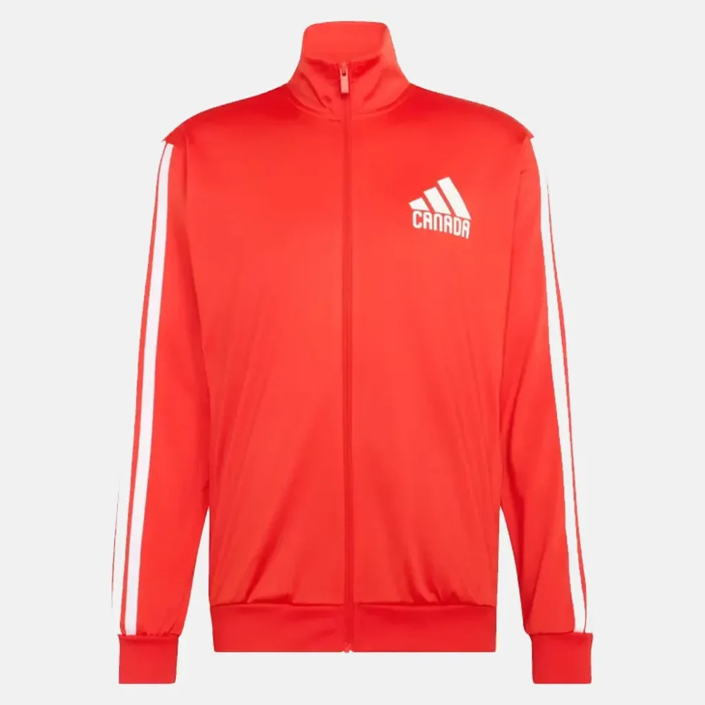 FIFA World Cup 26 Adidas Canada Red Track Jacket