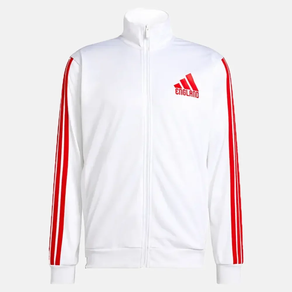 FIFA World Cup 26 Adidas England White Track Jacket