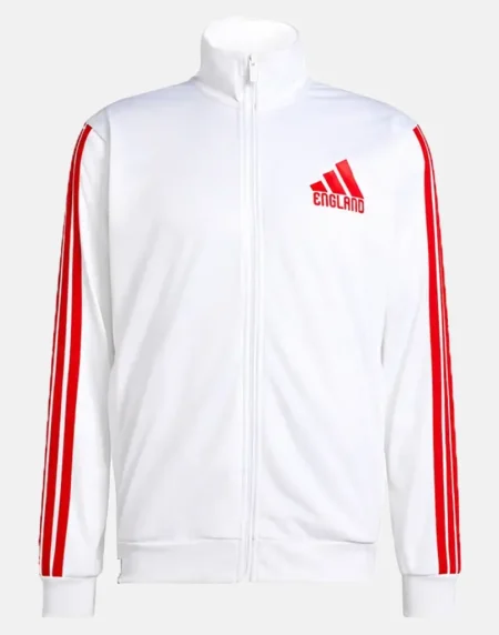 FIFA World Cup 26 Adidas England White Track Jacket