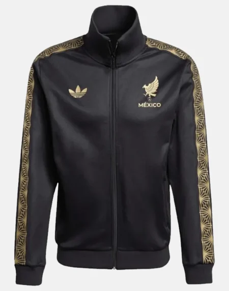 FIFA World Cup 26 Adidas Black And Gold Mexico Jacket