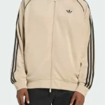 Adidas Adicolor Classics SST Beige Front Jacket
