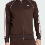 Adidas Adicolor Classics SST Front Coffee Brown Jacket