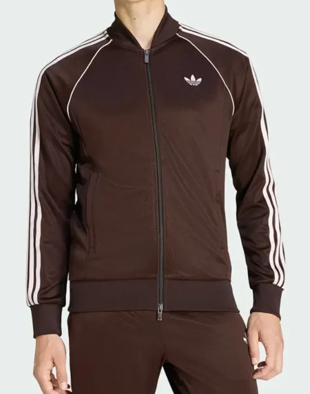 Adidas Adicolor Classics SST Front Coffee Brown Jacket