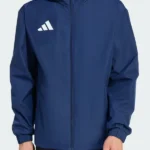 Adidas Entrada 26 Blue Zipper Jacket