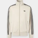 Adidas Firebird Black Stripe Cream Jacket