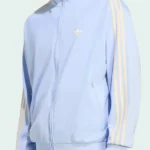 Adidas Firebird Light Blue Front Jacket