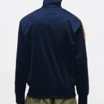 Adidas Firebird Orange Stripe Indigo Back Jacket