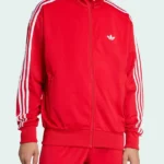 Adidas Firebird Red Front Jacket