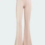 Adidas Flared Firebird Beige Striped Pants