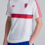 Adidas Manchester United White T Shirt