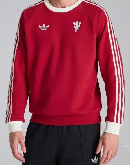 Adidas Originals Red crew sweatshirt
