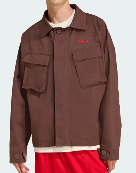 Adidas Originals Regular Cotton Front Coat