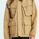 Adidas Premium Brown Front Coat