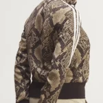 Adidas Snake Print Back Track Jacket