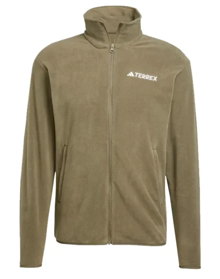 Adidas Terrex Natural Multi Essentials Olive Zipper Jacket
