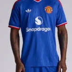 Manchester Mainoo 37 UCL Blue Jersey