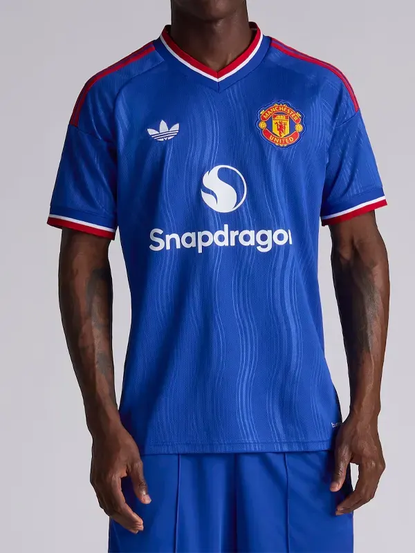 Adidas Originals Manchester Mainoo 37 UCL Blue Jersey