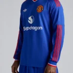 Manchester Unite Away Blue T Shirt
