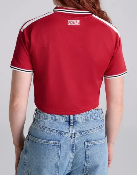 Manchester United Cropped Red Jersey