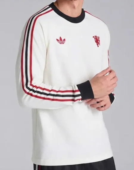 Manchester United FC Sleeve White Shirt