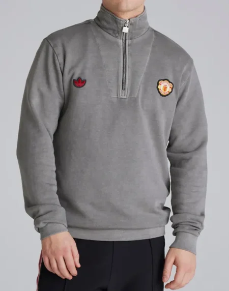 Manchester United Terrace Icons Gray Jacket