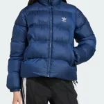 Adicolor Short Blue Puffer Jacket