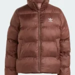 Adicolor Short Puffer Brown Jacket