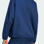 Adidas 3 Stripes Blue Coaches Jacket