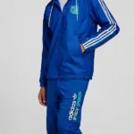 Adidas Graphics Stoked Windbreaker Blue Jacket
