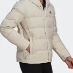 Adidas Helionic Resistant Cream Down Jacket