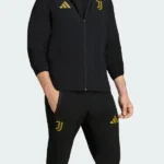 Adidas Juventus Travel Windbreaker Black Jacket