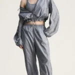 Adidas McCartney Running Print Gray Jacket