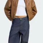 Adidas SST Brown Cropped Jacket