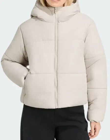 EssentiaIs Insulated Beige Puffer Jacket