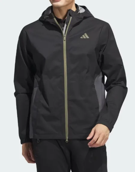 Golf Rdy Rain Black Jacket