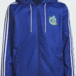 Graphics Windbreaker Blue Jacket