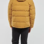 Helionic Back Brown Puffer Hoodie